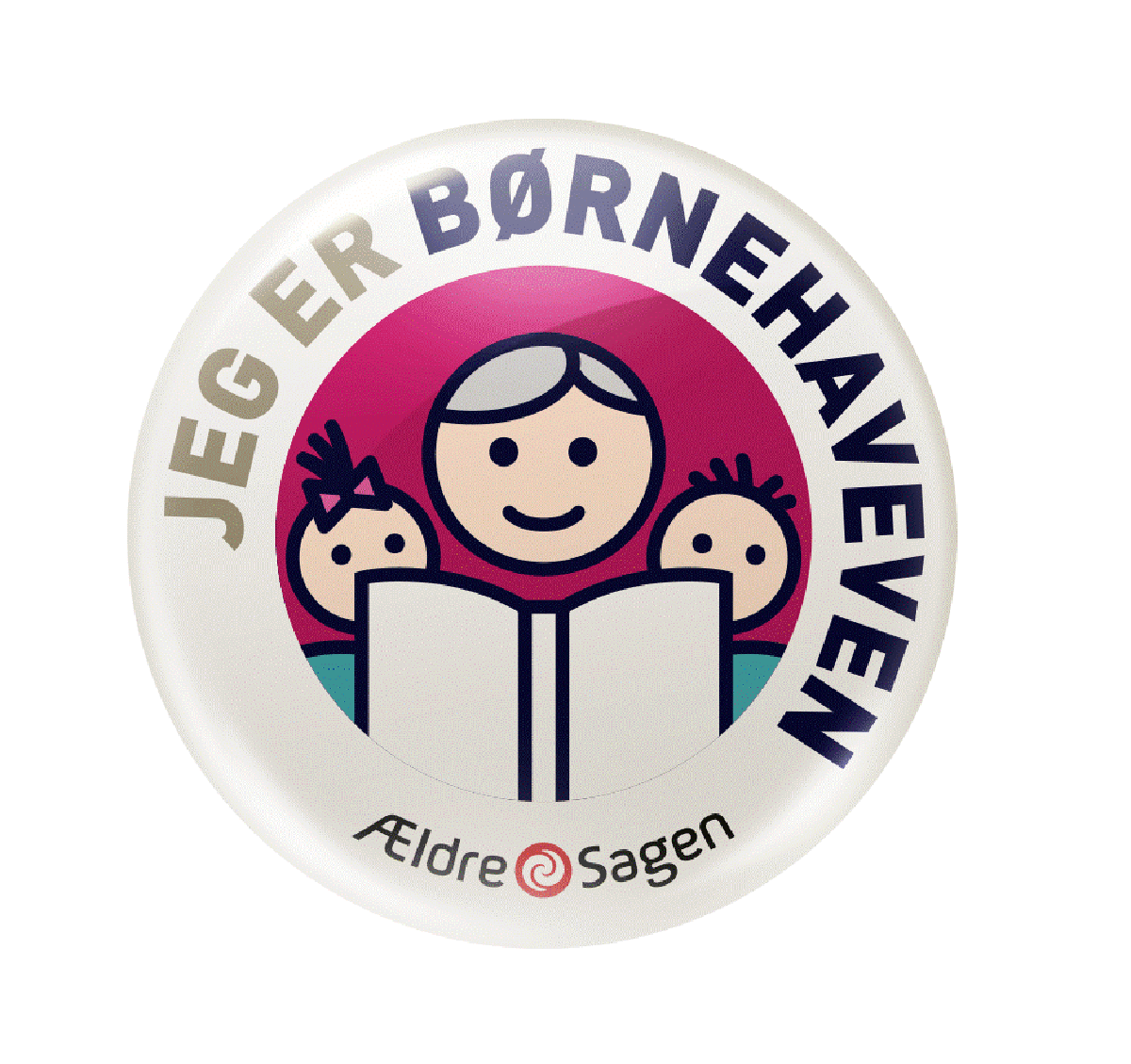 Generationsmøde badge - Børnehaveven